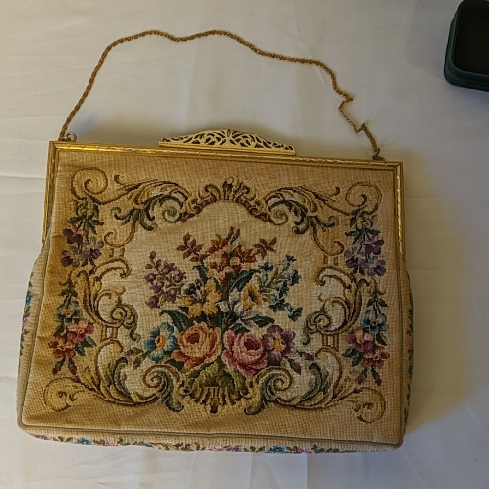 Joelles Original Vintage Tapestry Purse